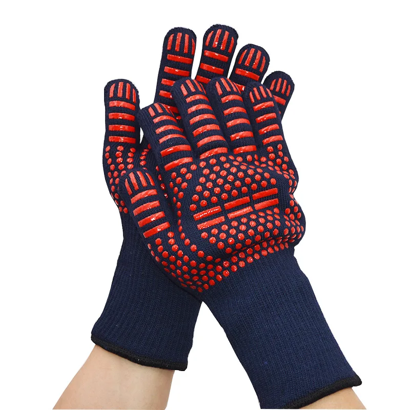  Горячая Распродажа перчатки для барбекю духовки Handschuh grillhandполо экстремальные Жаропрочные