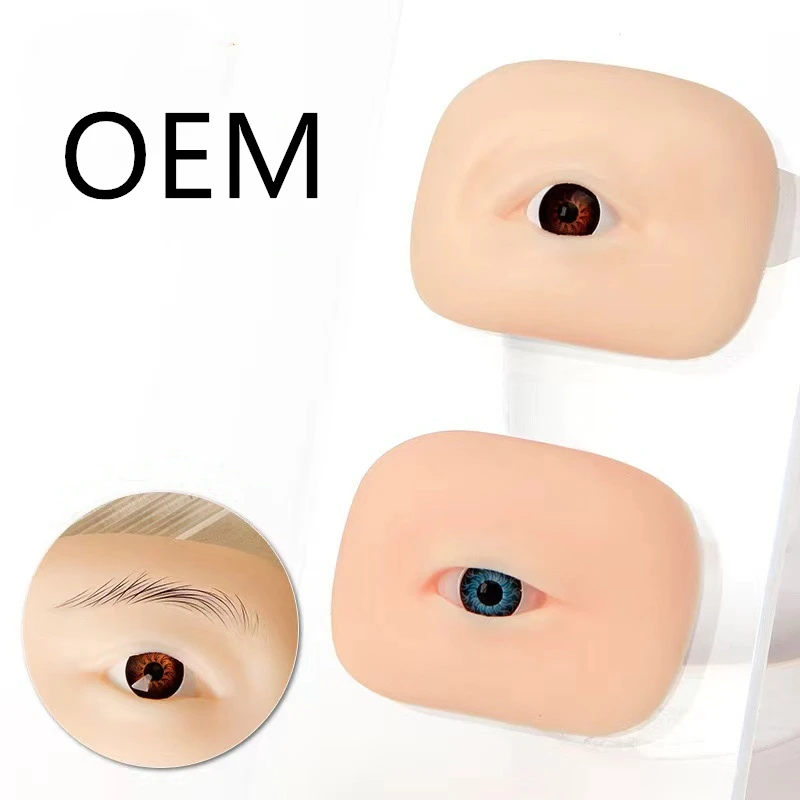 Factory direct sales 3d Silicone Permanent Makeup Pmu Tattoo Eye Brow Eyebrow Practice Skin