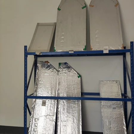 Space saving and energy saving  green products of Refrigerator and thermal box VIP panel made by dry fiberglass