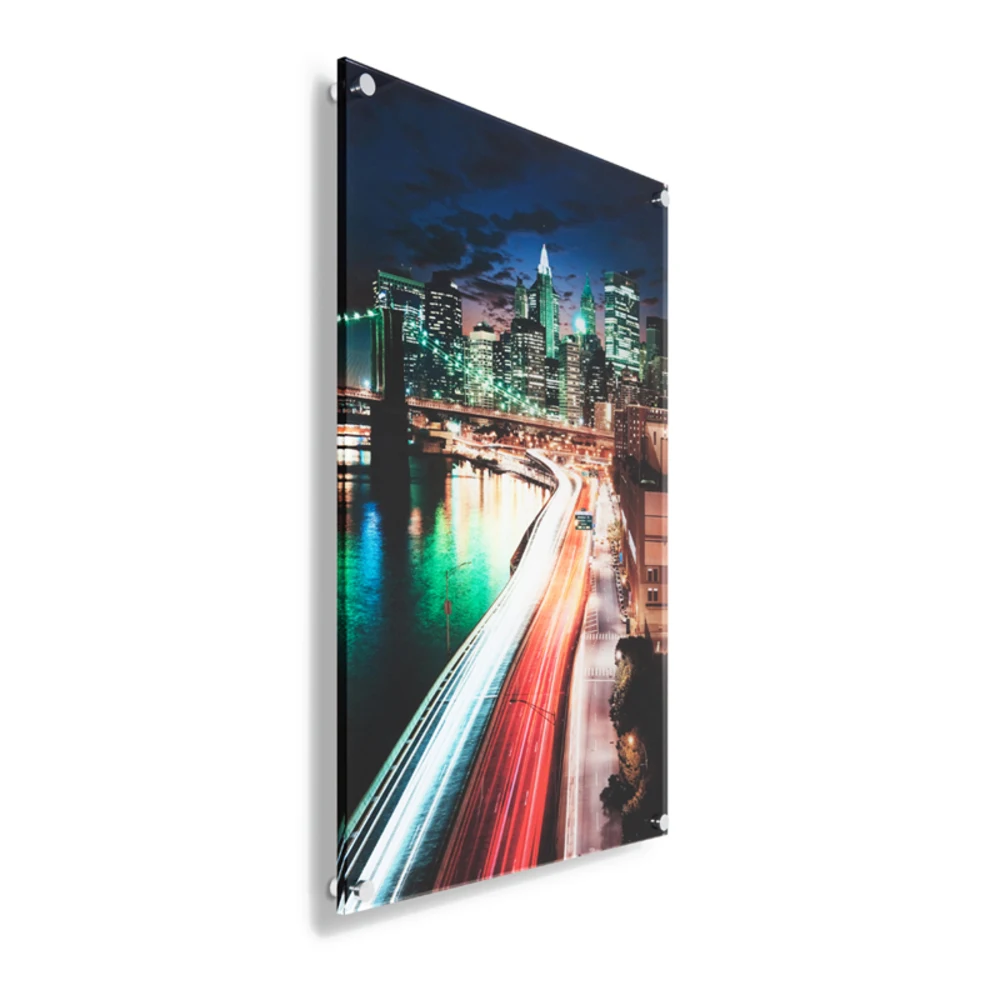 Laser Engraving Acrylic Display Board Full Color Custom Wholesale Lucite Sign for Wall Art