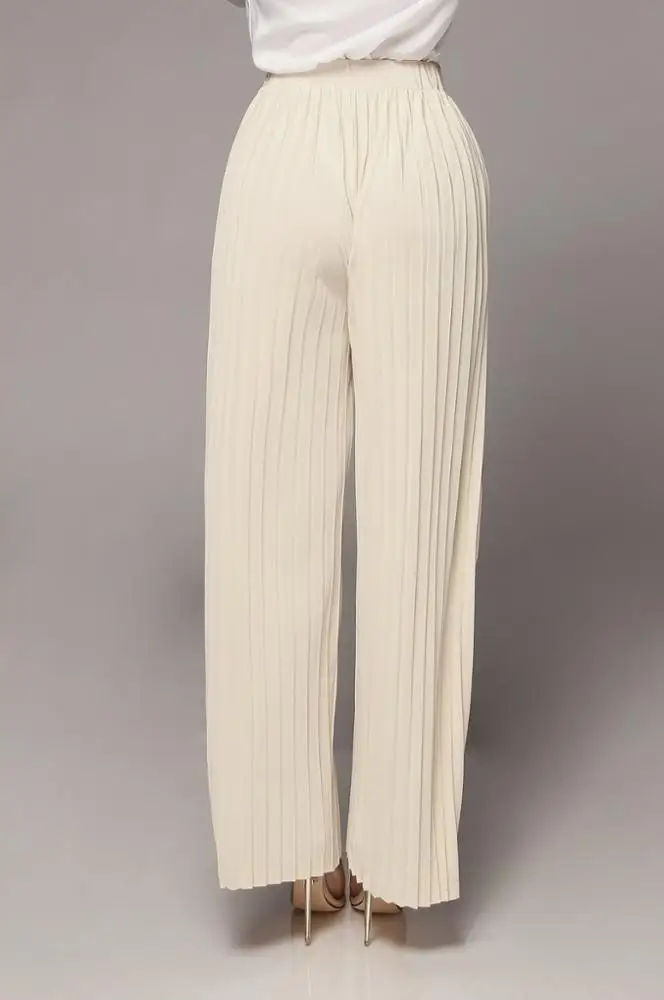 Brand new Autumn Sexy Pleated Loose Casual High Waist Women Trousers