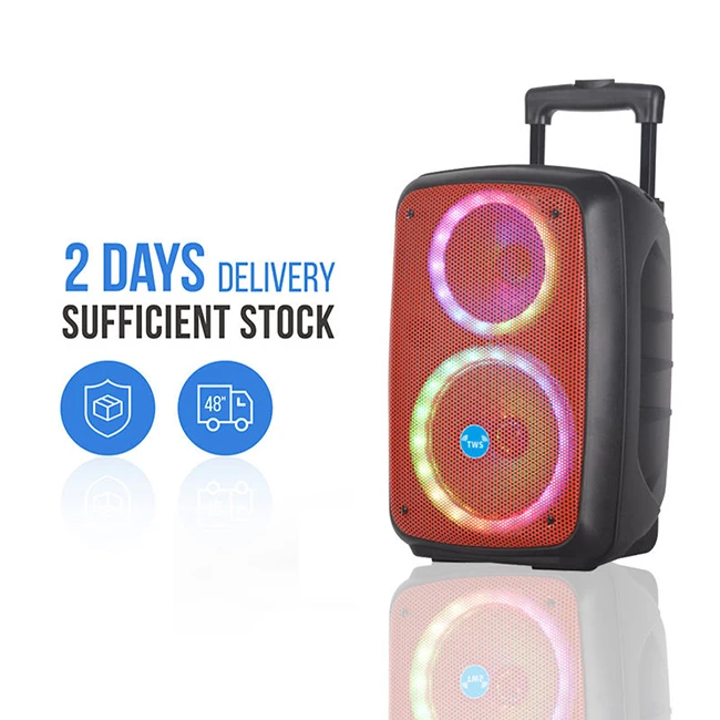 Chinese Manufacturer Cheap Price Stage Professional  Wireless Speaker Portable Trolley Speaker Audio System Sound