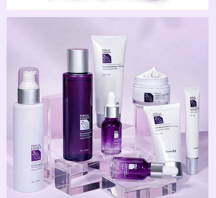 
Private Label Perilla 8 Pieces Repair Kit Skin Nourishing Skin Care Set 