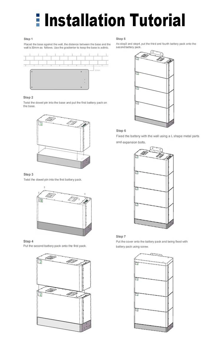 OEM Design 10kwh 20 Kwh 30kwh 40kwh 50kwh Stackable Wall Mounted Lifepo4 Batteries For Household Energy Storage