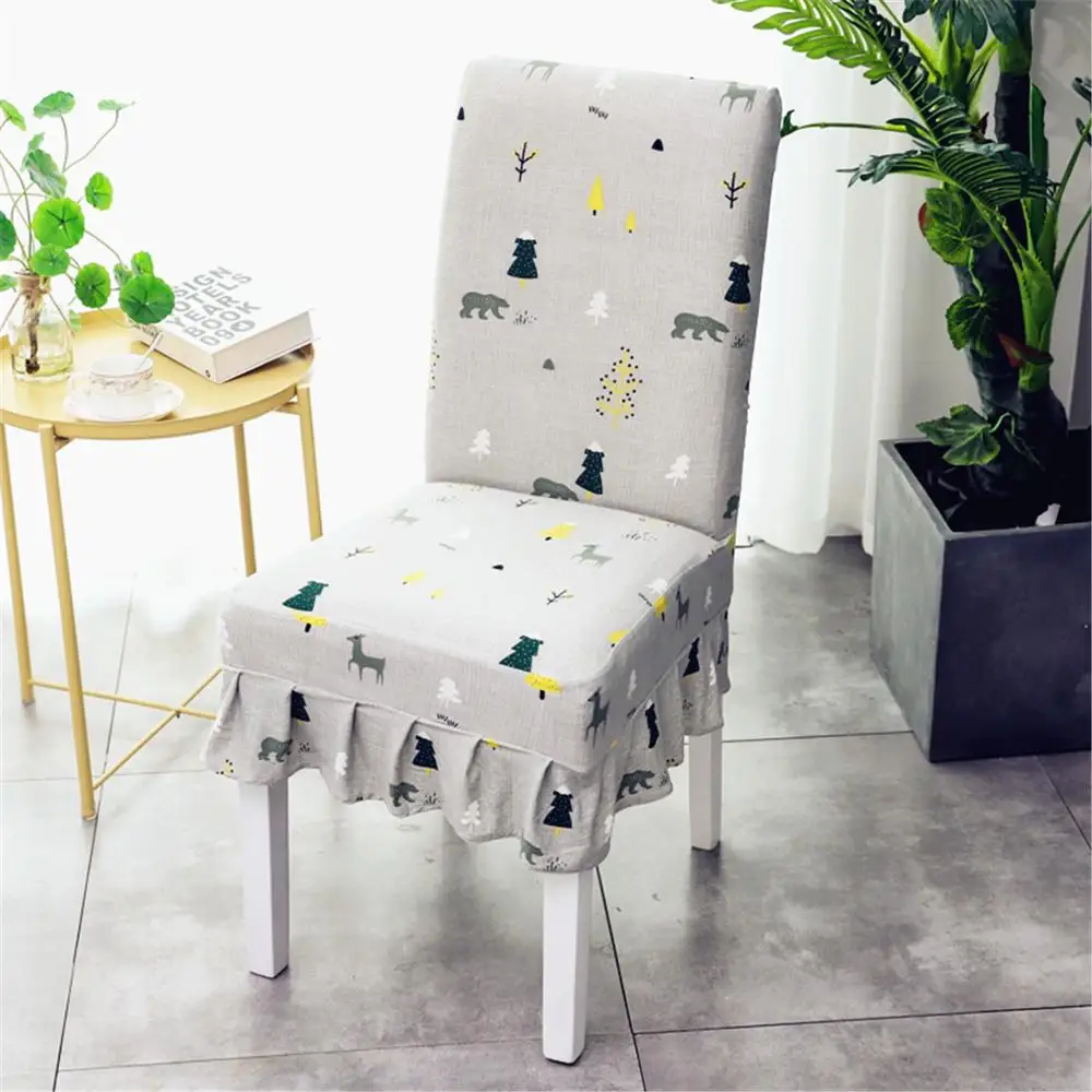 
HOTSELLING Cheap Universal Size Fashion Pattern Chair Covers Spandex For household diningroom kitchen livingroom 