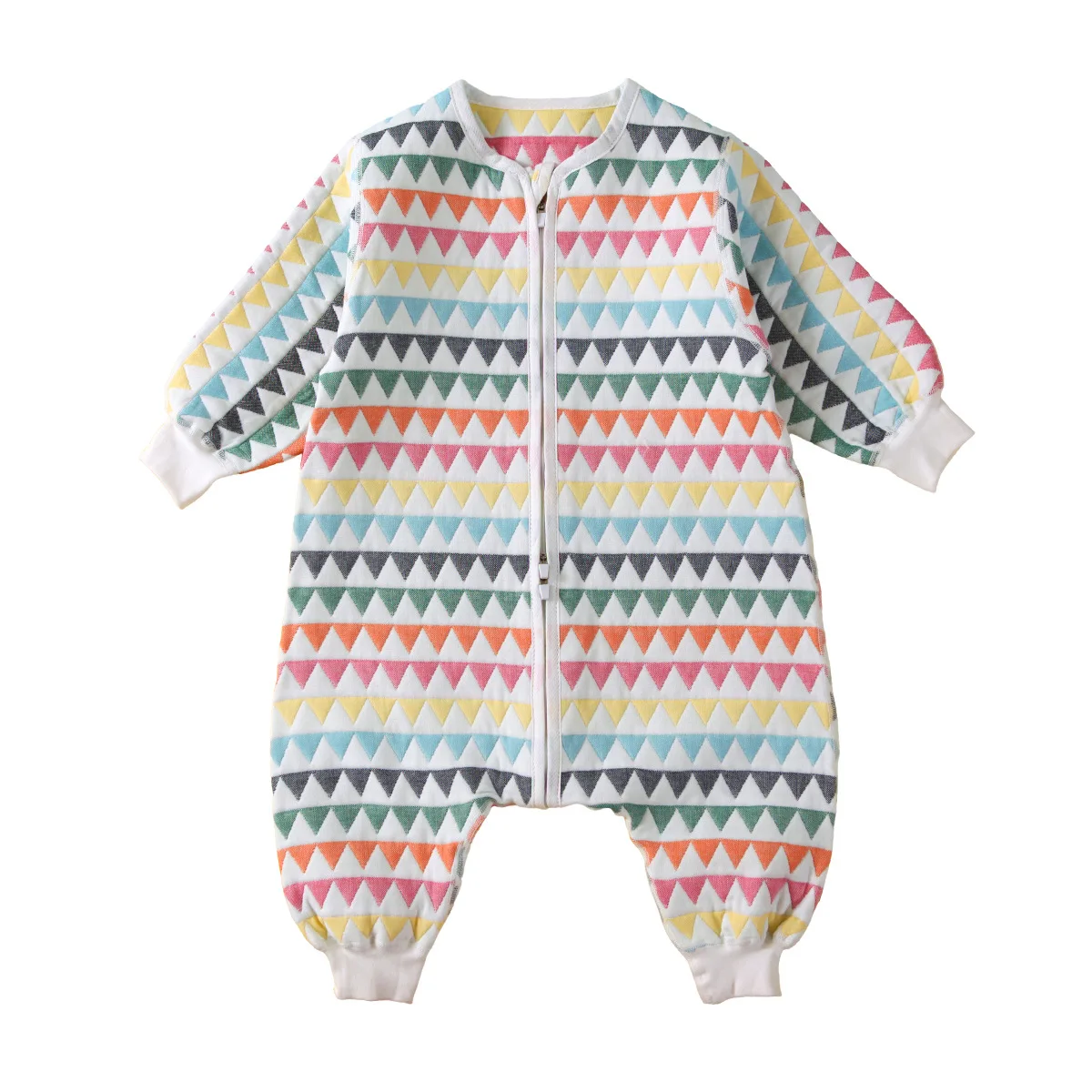 hot sell Six layer pure cotton gauze crawling clothes for babies in Japan and South Korea