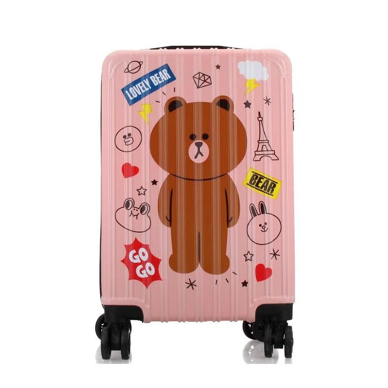 Manufacture aluminum luggage ABS travel suitcase sets 3 piece smart luggage bag travel luggage for kids e