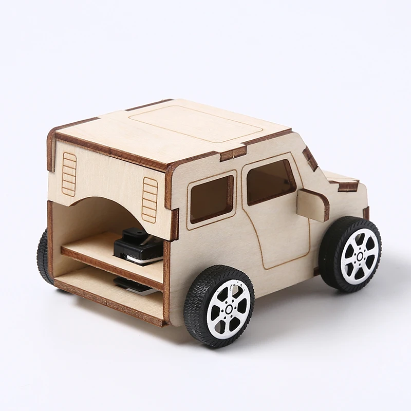 High quality Wooden Puzzle 3d Easy Wooden Assembled Car Craft DIY toy 3d wooden puzzle truck