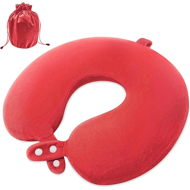 Promotion Gifts Support Memory U Shape Neck Pillow Comfortable Car Headrest Foam Travel Pillow for Airplane Travel Wearable