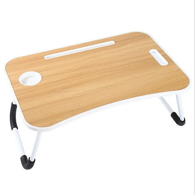 America market hotsale home Decor small furniture MDF+Aluminum Home bed use foldable Laptop Table