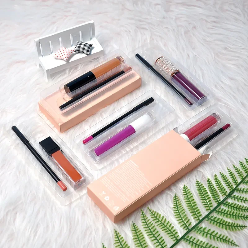 20 Colors Waterproof Matte Liquid Lipstick Set Private Label Lipstick and Lip Liner Kits