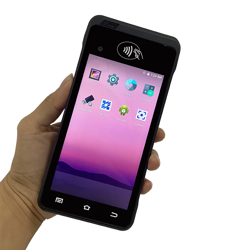  Портативный сканер штрих-кодов i50 4G Wi-Fi 1D 2D Android 7