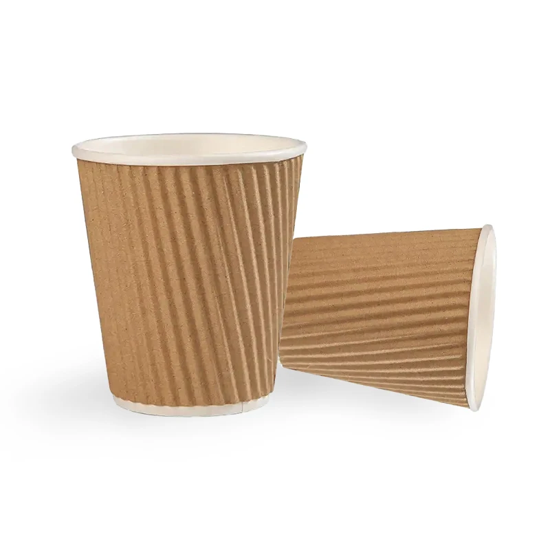 8 oz Disposable Cup White Paper Cup Coffee Tea Hot Chocolate Coffee Paper Cup Suitable for Home and Office Use
