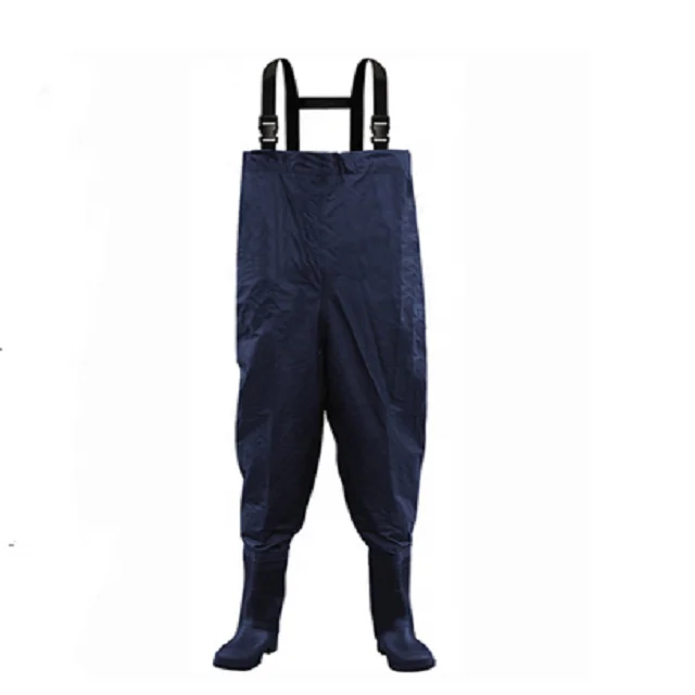 High quality top waterproof Fishing Waders With pvc boots