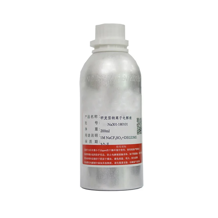 Laboratory Battery Material Sodium Ion Battery Electrolyte for Na-ion Battery
