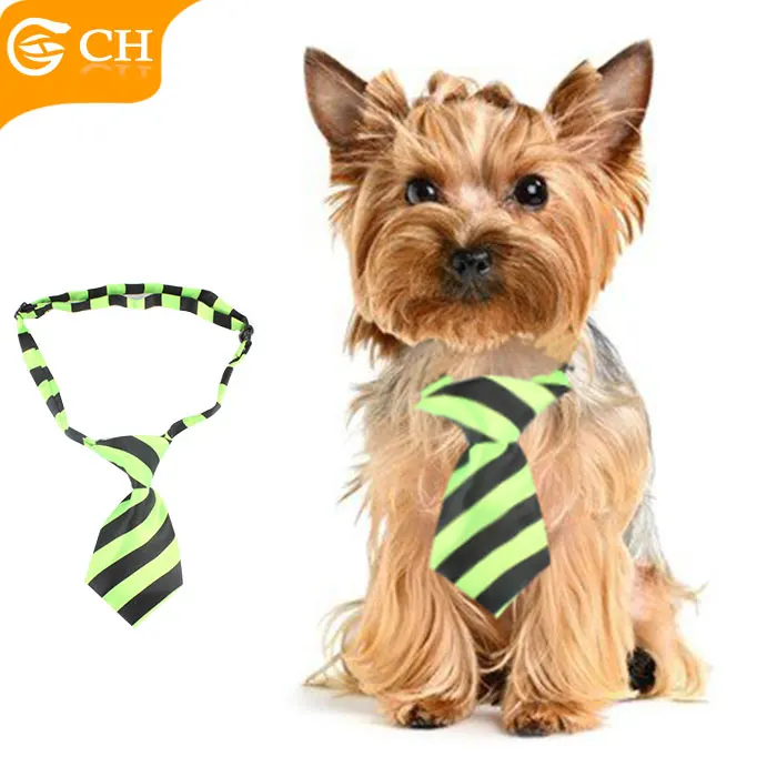 Hot Sell Fashion Pet Accessories Bow Tie Custom Adjustable Polyester Dog Tie