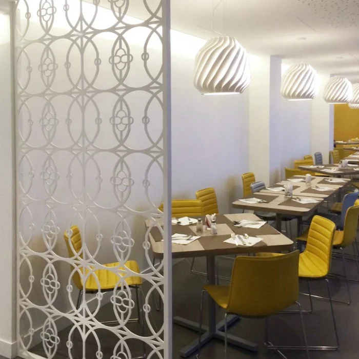 Keenhai Modern Room Divider Separate Partition Wall Laser Cut Metal Screen