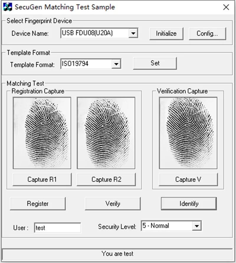 Secugen Hamster Pro 20 U20-A OEM Brand LEEKGOTECH Biometric USB Fingerprint Reader Scanner For Government Banks Telecomm