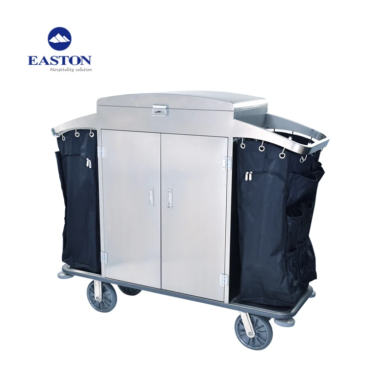 hotel room service housekeeping trolley