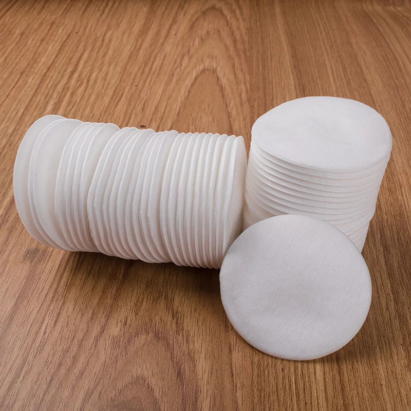 Manufacturer supply natural disposable eco-friendly cosmetic cleansing round cotton pad