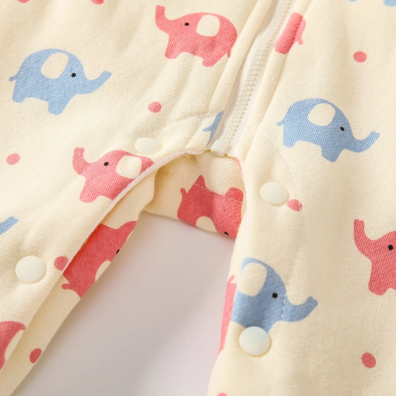 Elephant Pattern New Born 0-3 Months Clothes Baby Spring And Autumn Girls Long Sleeve Romper Wholesale Boy Girl Clothes