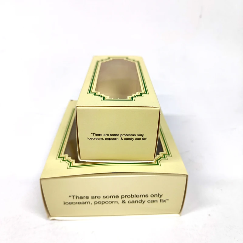 Custom Small Food Bonbon Chocolate Bar Paper Folding Chocolate Packaging Box For Gift