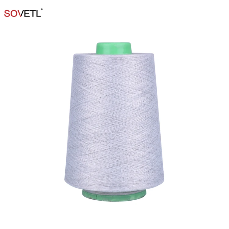 Stainless Steel Fiber Thread Blended Knitting Conductive Yarn