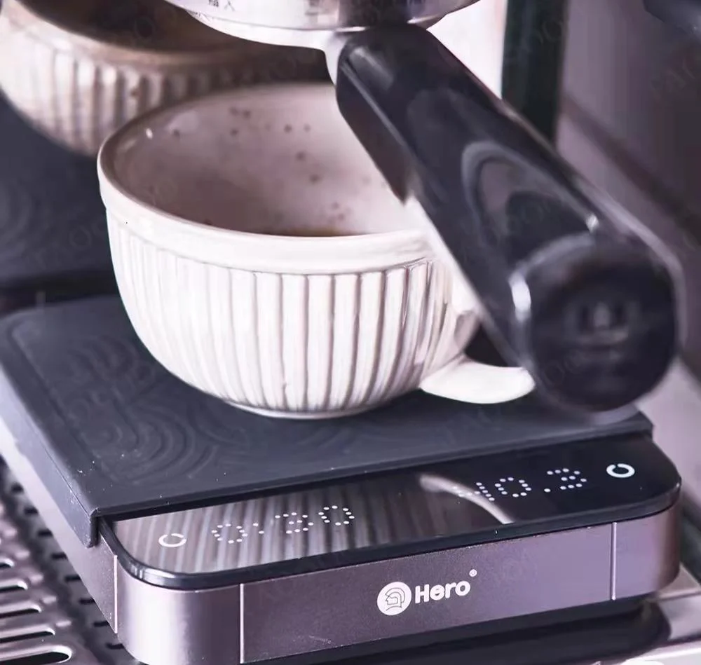 zeroHero Travel Rechargeable Electric Coffee Scale with Timer