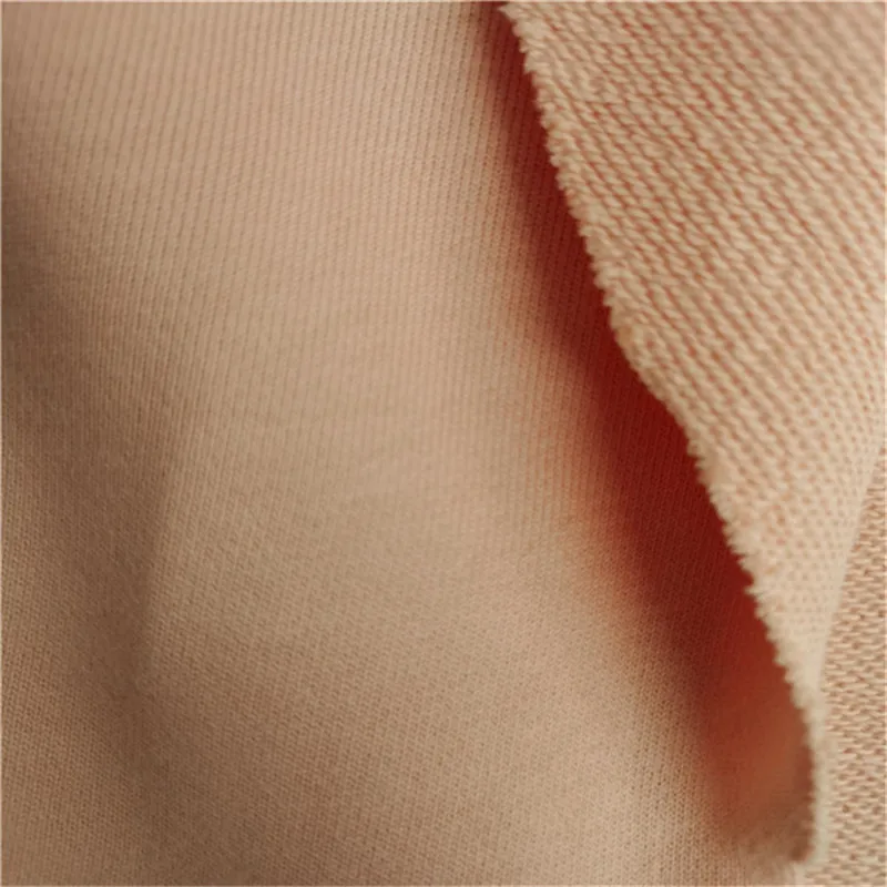 Thick Twill Cotton French Terry Fabric 450gsm Cotton Loop Terry Fabric For Sweatpants