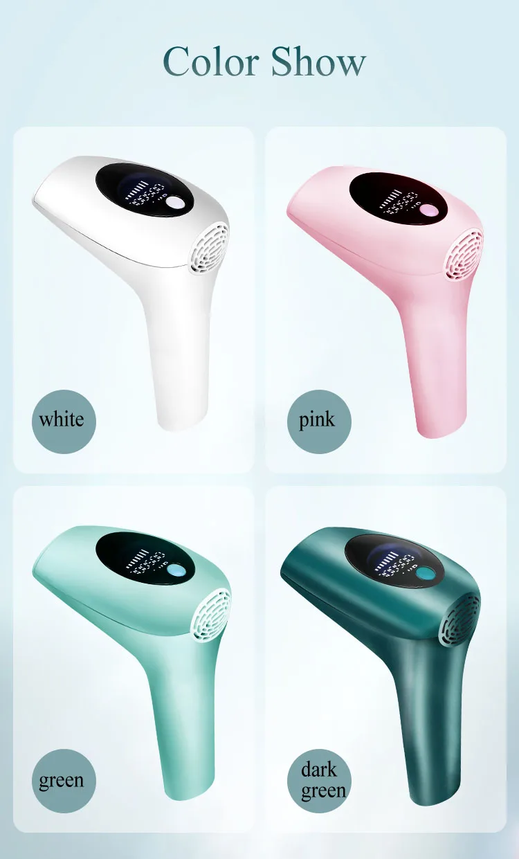 
Fast and Safe Painless Portable IPL Hair Removal Laser 