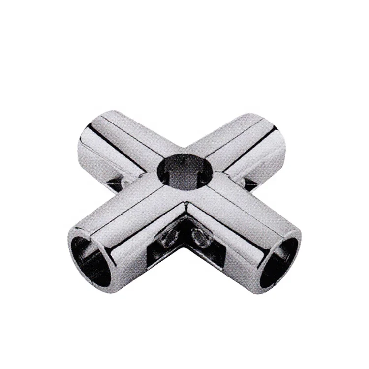 Metal Pipe Endtube Connector systems hdpe pipemetal pole connectors 25mm round tube 2 ways