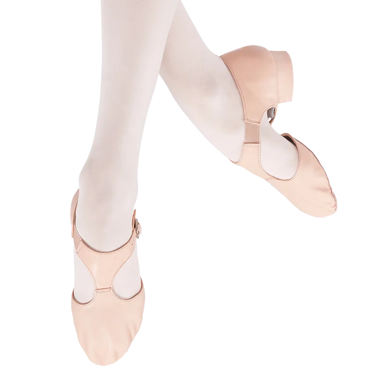 D005353 Jazz shoes for women and girls in dance training made by leather and suede