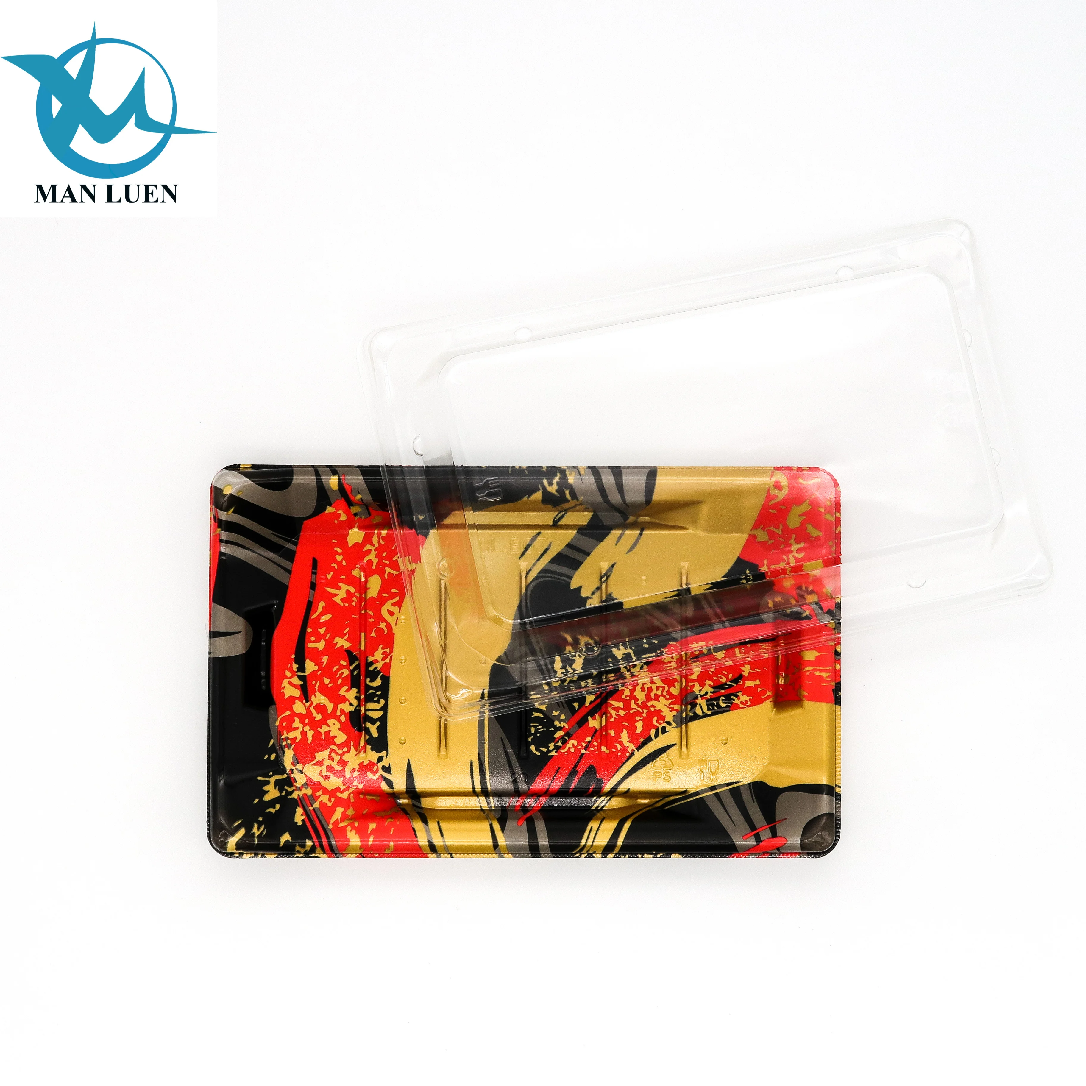 Disposable Plastic Sushi tray with Lid