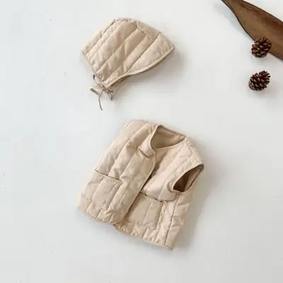 2020 New Autumn Winter Children Clothing Boys Girls Baby Clothes Lamb Velvet Padded Kids Vest Top