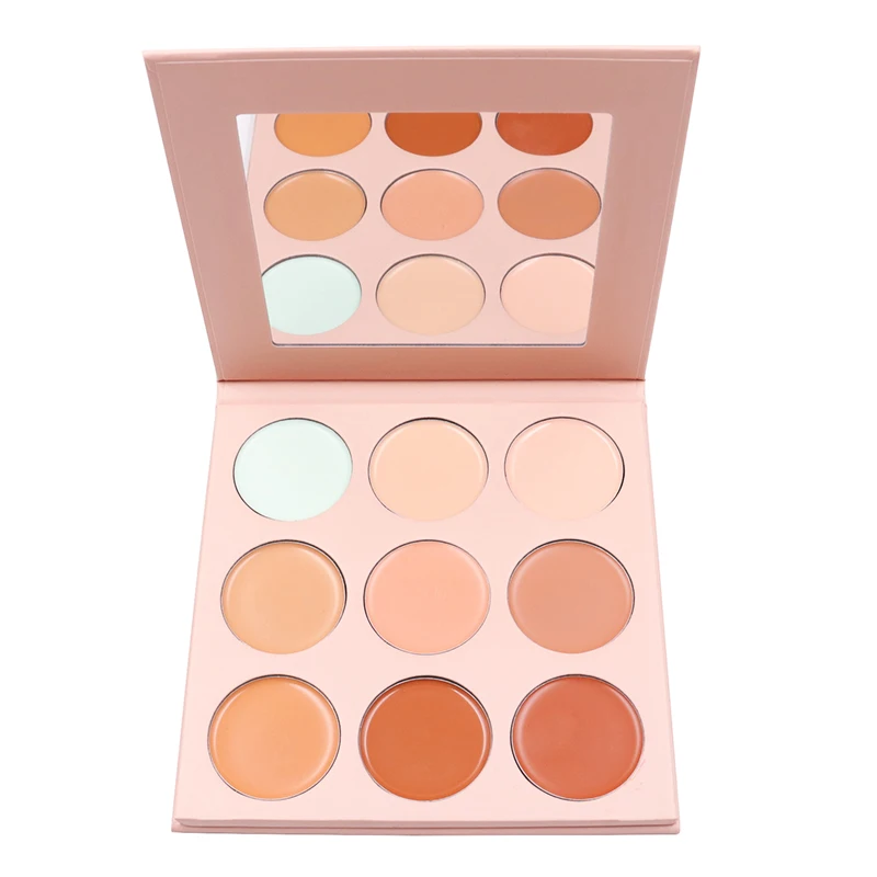 Cosmetics Professional Makeup Cream Foundation Camouflage Concealer 9 Color Palette