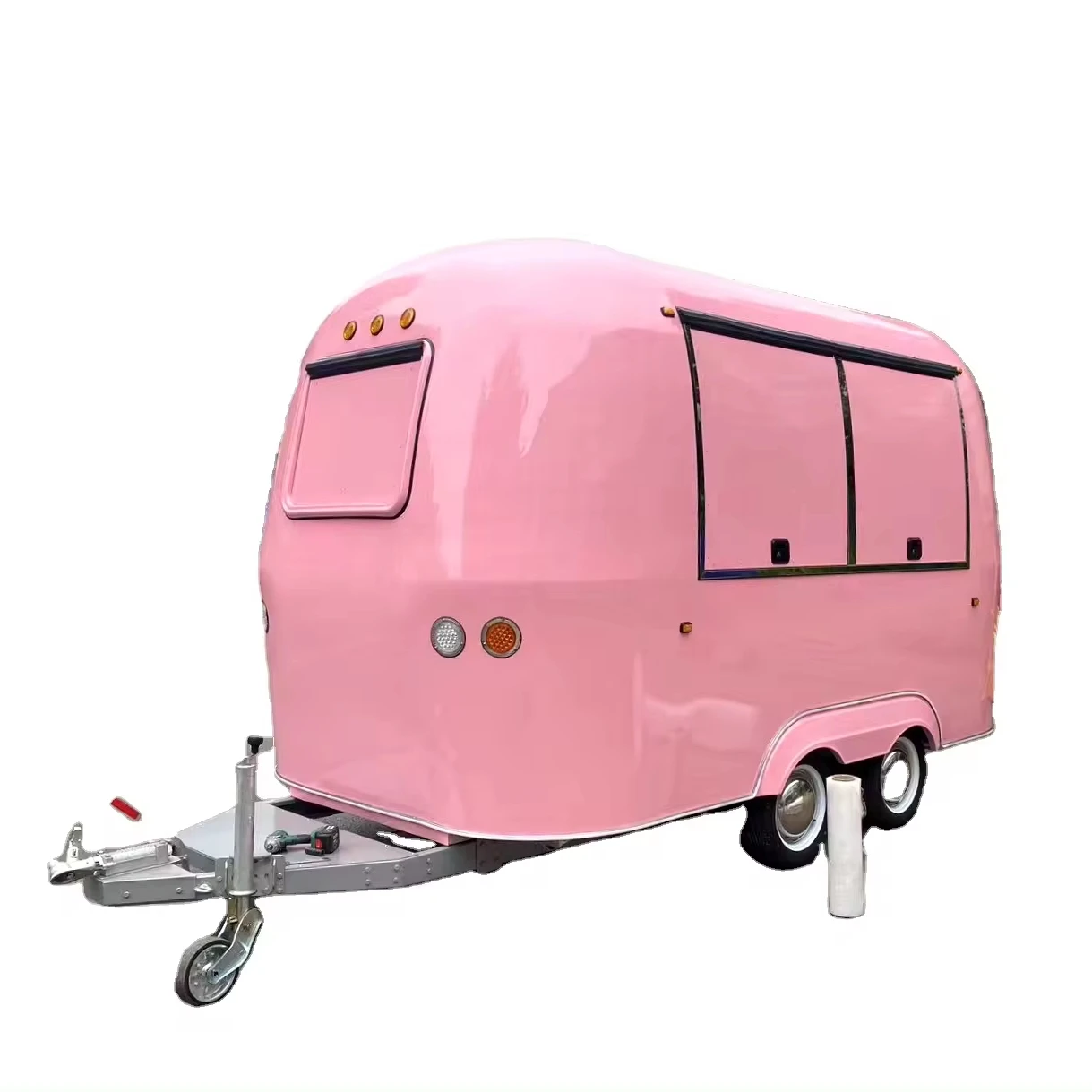 Hot Sale Commercial Custom Stainless Steel Food Trailers For Fast Food High quality Mobile Kitchen Fast Food Trailer