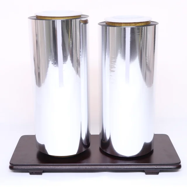 Wholesale 6 um Double Side Aluminum Metallic Coated Metallized PET Mylar Polyester Film