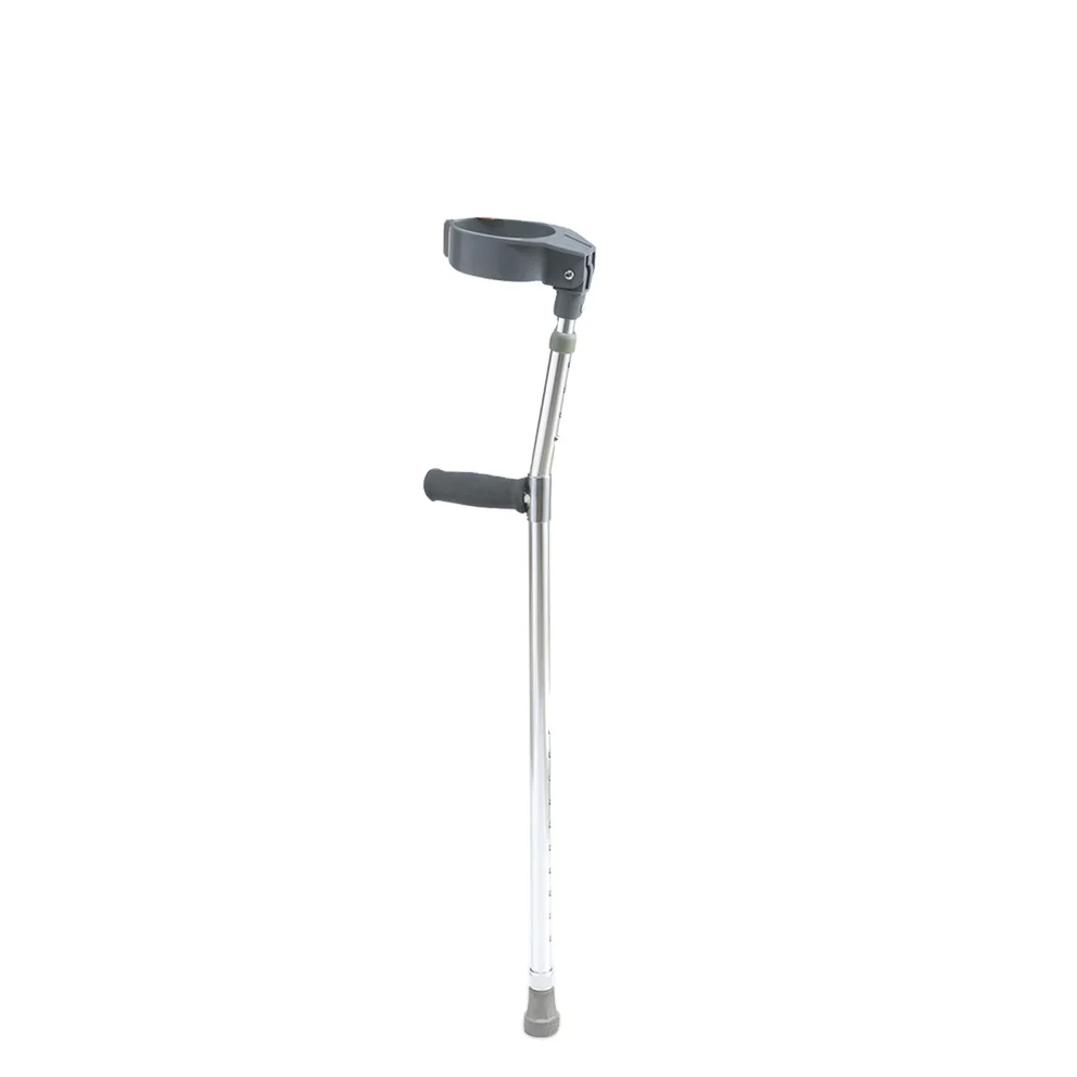 Aluminum adjustable walking stick for disabled people hospital orthopaedics crutch