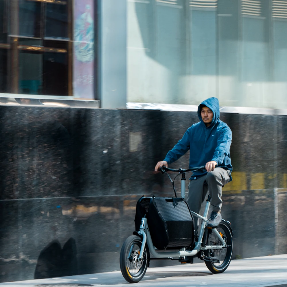 2024 Newest cargo electric bicycle with folding front basket available with e-cargo ebike normal transportation cargo e-bike