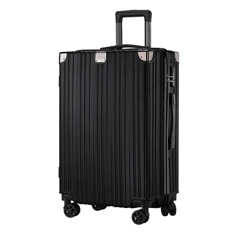 Luxury Multi functional Abs PC hard shell Luggage suitcase travel bags with wheel aluminum frame travel luggage set