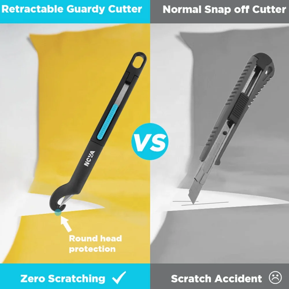 Cutting PPE and window tint safety guard car vinyl wrap cutter