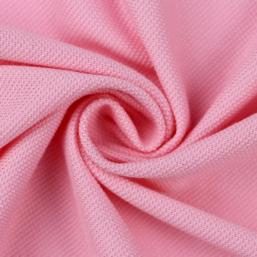 Sport Custom Quick Dry Breathable Coolmax 100% Polyester Knitted Pique Mesh Knitted Fabric T-shirt Sportswear Outdoor Fabric