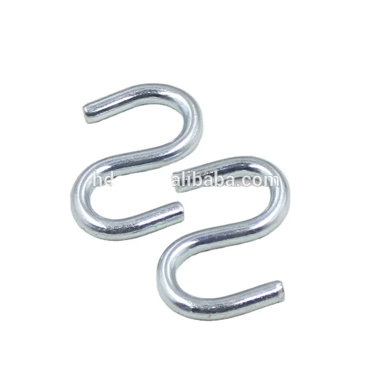 Качественный Металлический плоский S-образный крючок для подвешивания