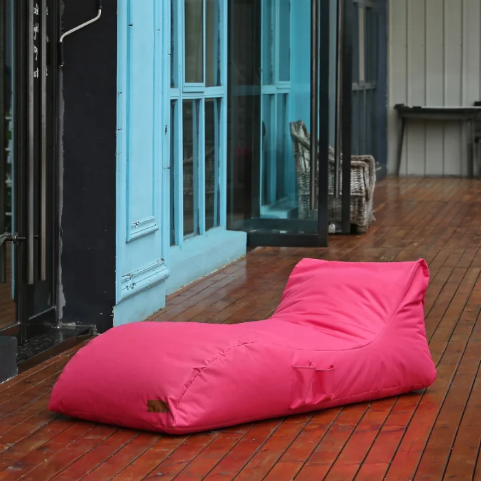 Modern outdoor waterproof beach lounger bean bag sofa chair