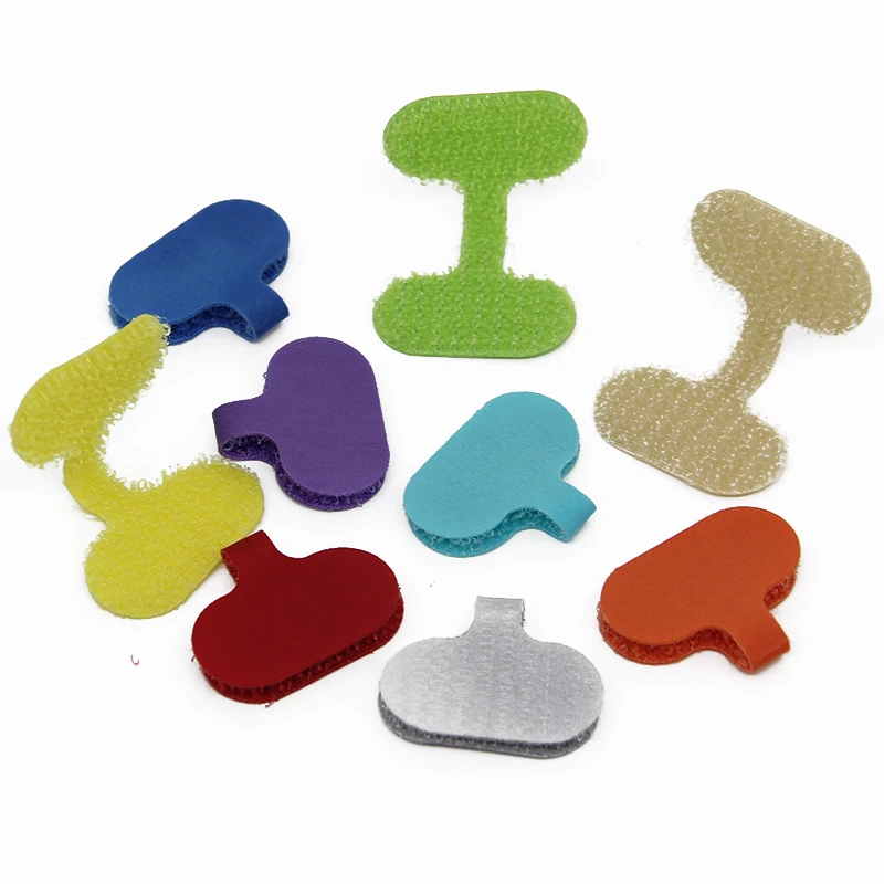 Factory Outlet Hook and Loop Cable Labels Write on Cord Labels Cable Management and Identification Wire Tags