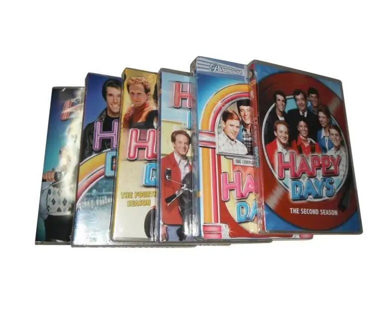  Happy Days 22DVD Фильмы ТВ серия мультфильмы диски фитнес-фильмы DVD полный бокс Рождественский подарок Великобритания DPD США UPS пользовательский
