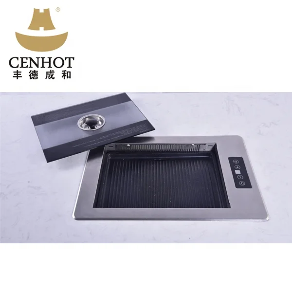 Изготовленное на заказ бездымное обеденное оборудование для ресторана Корейский барбекю гриль стол