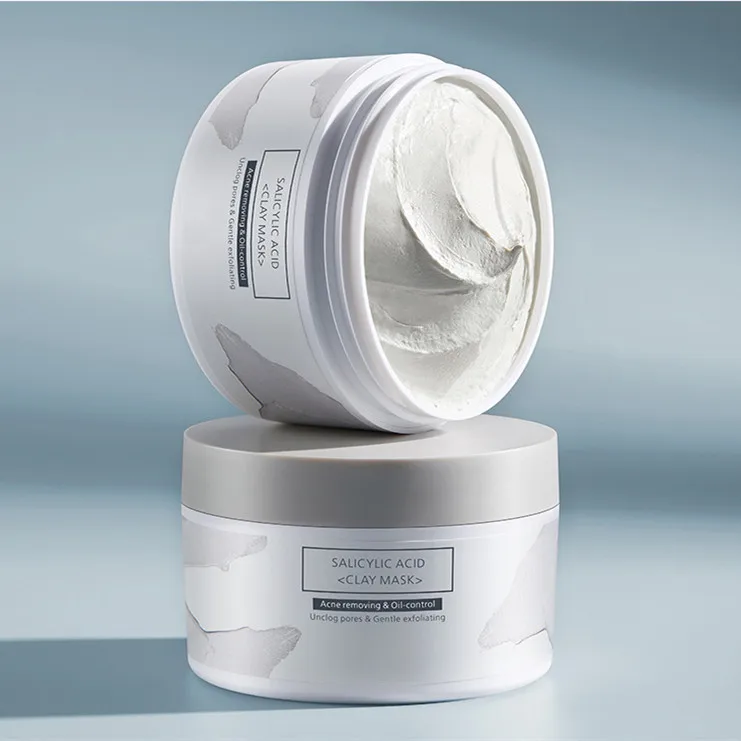 OEM Beauty Skin Care Salicylic Acid Mud Mask Anti Acne Oil-control Deep Pore Cleansing Private Label Clay Mask