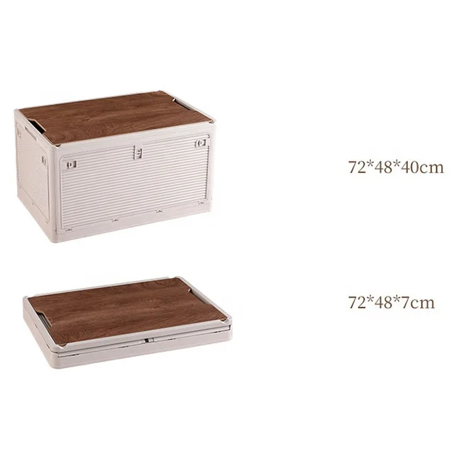 Multipurpose camping box storage foldable plastic box