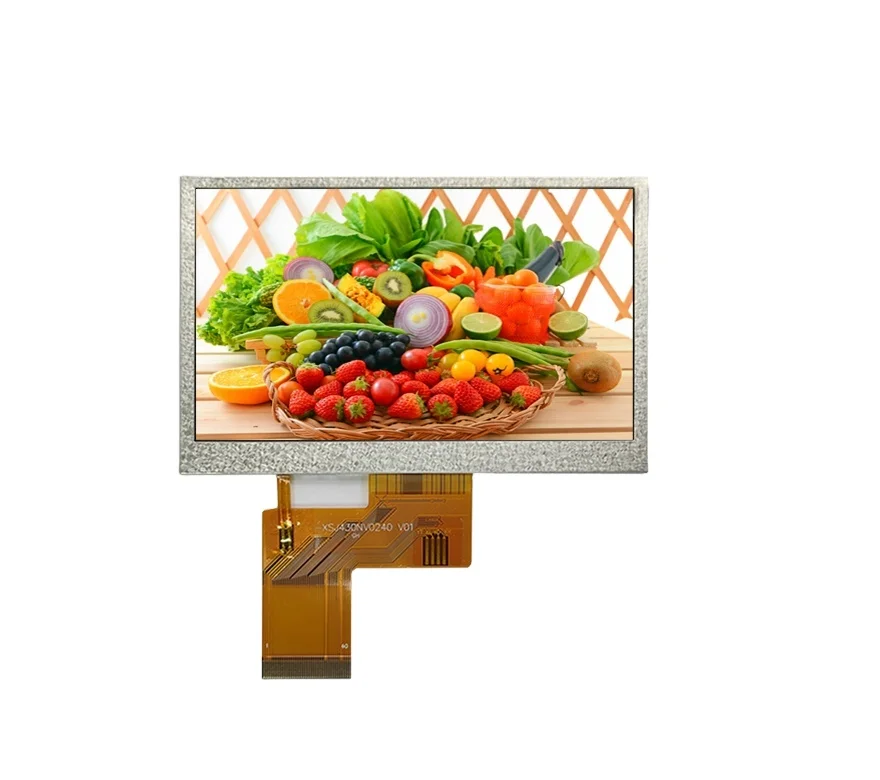LCD4.3inchTFT 480*272 LCDScreenTM043NBH02 WQVGA ips lcd display panel 4.3  inch touch screen tft lcd display module